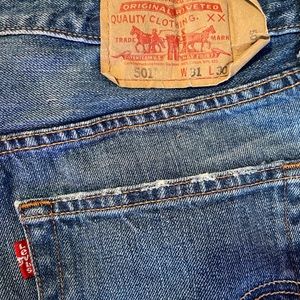 Levi 501 jeans - button fly